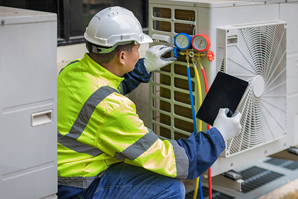 Professional Ductwork Repair technician working in Bladensburg, MD